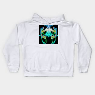 interplanetary link with all the vibrant colors signs of life in the beyond universe Kids Hoodie
